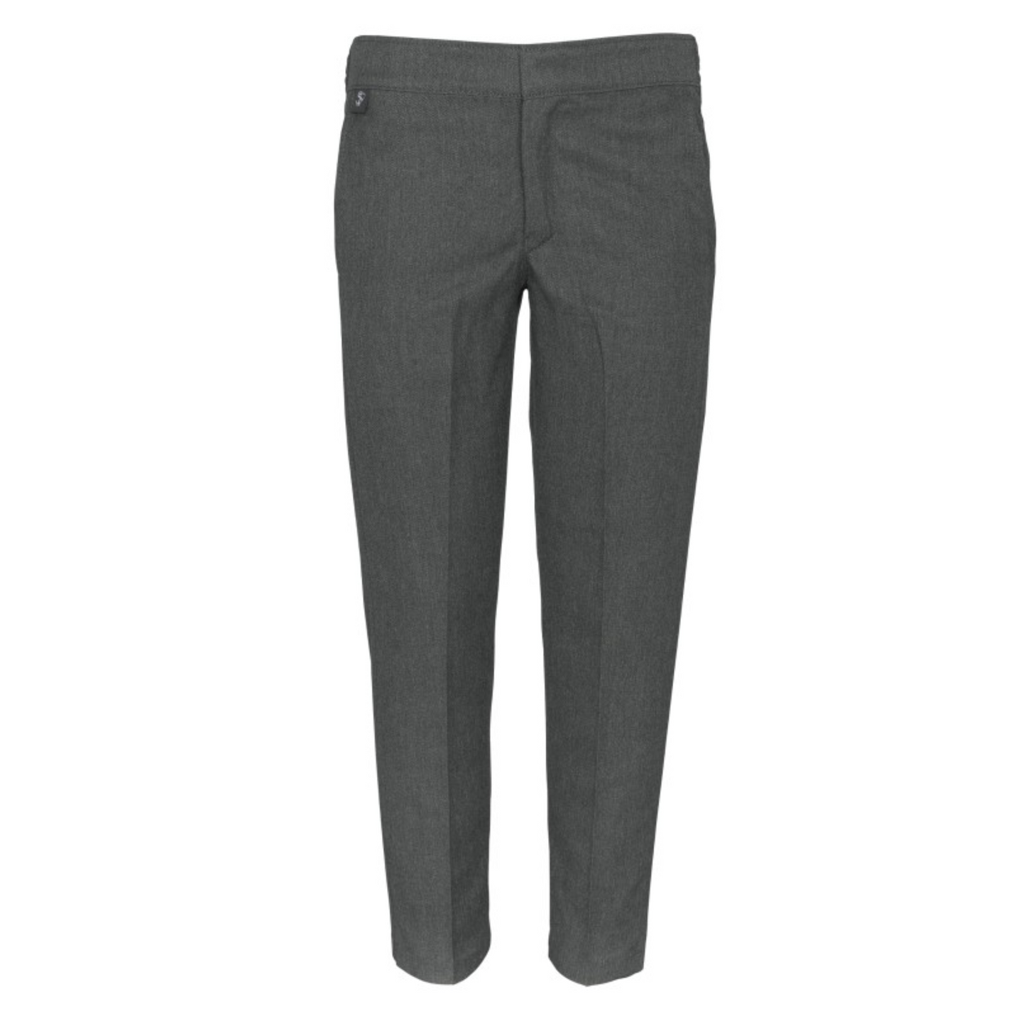 Boys Skinny Fit School Trousers Grey
