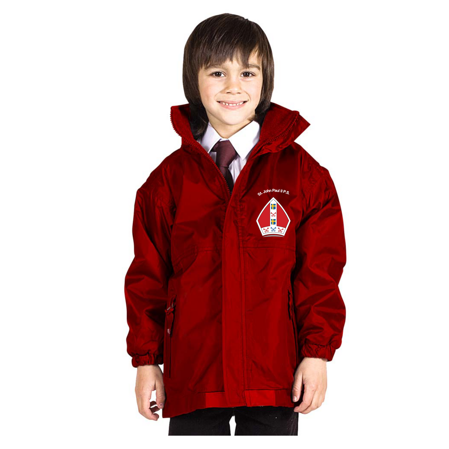 Reversible Jacket St John Paul Primary School Red