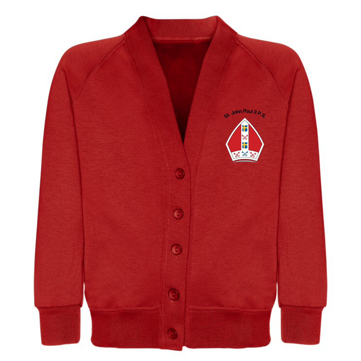 St John Paul's II Primary School Cardigan Buttoned